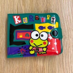 Vintage Sanrio Keropi wallet from the 80s